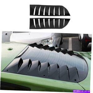 EBhE[o[ GTOXubNe[AEBhE[o[V??b^[gtH[h}X^O2015-2021 GT Gloss Black Tail Rear Window Louver Shutter Trim For Ford Mustang 2015-2021