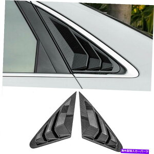 EBhE[o[ AEfBA4 2017-2021 ABSJ[{t@Co[TChEBhE[o[V??b^[Jo[gɓK Fit For Audi A4 2017-2021 ABS Carbon Fiber Side Window Louver Shutter Cover Trim