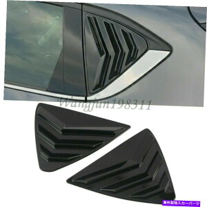 EBhE[o[ ABŜ鍕Vb^[[o[Jo[}c_CX-5 2017-20202PCS ABS Glossy Black Window Shutters Louvers Cover 2pcs for Mazda CX-5 2017-2020