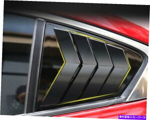 EBhE[o[ Mazda3Z_2019 2020ubNAEBhE[o[V??b^[uChJo??[gp For Mazda3 Sedan 2019 2020 Black Rear Window Louvers Shutters Blinds Cover Trim