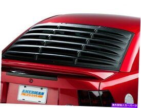 ウィンドウルーバー テクスチャのABSスタイリングのスピードフォームリアウィンドウルーバーフィットフォードマスタング94-04 SpeedForm Rear Window Louvers in Textured ABS Styling Fits Ford Mustang 94-04