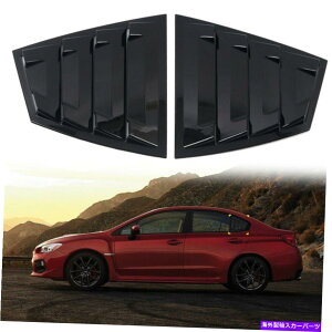 EBhE[o[ XoWRX STI 2015-2019̂鍕AEBhE[o[V??b^[Jo[g For Subaru WRX STi 2015-2019 Glossy Black Rear Window Louver Shutter Cover Trim