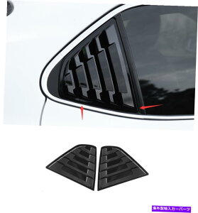 EBhE[o[ g^JɓK Fit For Toyota Camry 18-2019 Black ABS Side Vent Window Scoop Louver Cover Trim