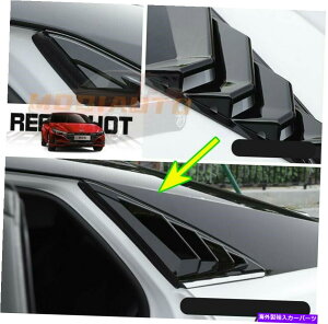 EBhE[o[ q_CGg2021 ABŜ鍕TChxgEBhEXN[v[o[2PCS For Hyundai Elantra 2021 ABS Glossy black Side Vent Window Scoop Louver 2pcs