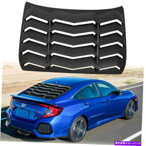 EBhE[o[ z_VrbNZ_2016-2020̃AEBhE[o[GT{X^CJX^tBbg Rear Window Louver for Honda Civic Sedan 2016-2020 in GT Lambo Style Custom Fit