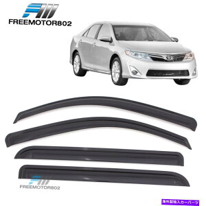 EBhE[o[ 12-14g^JXV50XX^CEBhEoCU[CTK[hAN4PC Fits 12-14 Toyota Camry XV50 Slim Style Window Visors Rain Sun Guard Acrylic 4PC