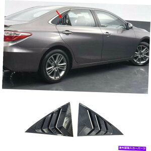 EBhE[o[ J[{t@Co[TChxgEBhEXN[v[o[Jo[g^J2012-2017̃Jo[ Carbon Fiber Side Vent Window Scoop Louver Cover 2pcs For Toyota Camry 2012-2017