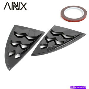 EBhE[o[ AEBhEg[o[V??b^[Jo[ubNeXf3 2017-2021 Rear Window Trims Louver Shutter Cover Black for Tesla Model 3 2017-2021