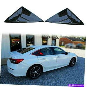 EBhE[o[ OXubNTChxgEBhEXN[v[o[Jo[gz_VrbN11 2022N Gloss Black Side Vent Window Scoop Louver Cover Trim For Honda Civic 11th 2022