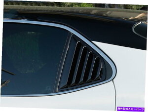 EBhE[o[ }bgubNAEBhE[o[V??b^[Jo[g^J2018-20192PCS Matte Black Rear Window Louver Shutter Cover 2pcs For Toyota Camry 2018-2019