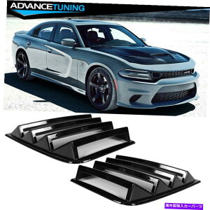 EBhE[o[ tBbg11-22_bW`[W[V1X^CTChEBhEXN[v[o[ - OXubN Fits 11-22 Dodge Charger V1 Style Side Window Scoop Louver - Gloss Black