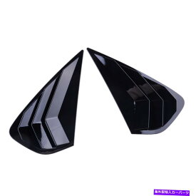 ウィンドウルーバー 2xglossブラックサイドウィンドウルーバーシャ??ッターカバーカバーキアフォルテ2019-22耐久性 2xGloss Black Side Window Louver Shutter Cover Fit For Kia Forte 2019-22 Durable