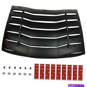 EBhE[o[ _bW[d̂߂1xANH[^[EBhE[o[Jo[11-20ubNj[ 1x Rear Quarter Window Louver Cover For Dodge Charger 11-20 Black New