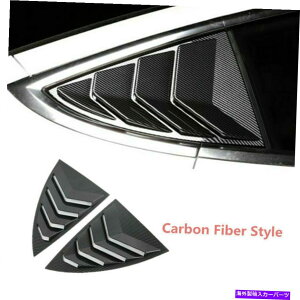 EBhE[o[ eXfY 2020-2021J[{t@Co[AEBhE[o[V??b^[Jo[g For Tesla Model Y 2020-2021 Carbon Fiber Rear Window Louver Shutter Cover Trim