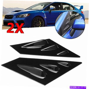 EBhE[o[ OXubNTChEBhE[o[xgXN[vJo[15-18XoWRX/STIZ_ Gloss Black Side Window Louver Vent Scoop Cover For 15-18 Subaru WRX/STI Sedan