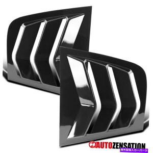 EBhE[o[ tBbg2011-2021_bW[d̂鍕[o[TVF[hxgJo[ Fit 2011-2021 Dodge Charger Glossy Black Window Louver Sun Shade Vent Cover