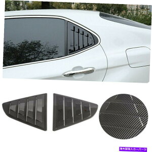 EBhE[o[ J[{t@Co[TChxgEBhEXN[v[o[Jo[2018-2020g^J̃g Carbon Fiber Side Vent Window Scoop Louver Cover Trim For 2018-2020 Toyota Camry