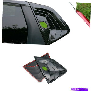 EBhE[o[ 2014-2020̃z_tBbgWYJ[{t@Co[TChEBhE[o[V??b^[Jo[g For 2014-2020 Honda Fit Jazz Carbon Fiber Side Window Louver Shutter Cover Trim