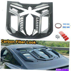 �E�B���h�E���[�o�[ �t�H�[�h�}�X�^���OGT500 2015-2020�J�[�{���t�@�C�o�[�X�^�C���̃E�B���h�E���[�o�[�x���g�J�o�[ Window Louver Vent Cover For Ford Mustang GT500 2015-2020 Carbon Fiber Style�y���s�A���i�z