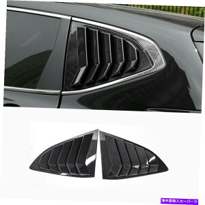 EBhE[o[ ABSJ[{t@Co[AEBhE[o[V??b^[Jo[Jo[z_CR-V CRV 17-20̃g ABS Carbon Fiber Rear Window Louver Shutter Cover Trim For Honda CR-V CRV 17-20