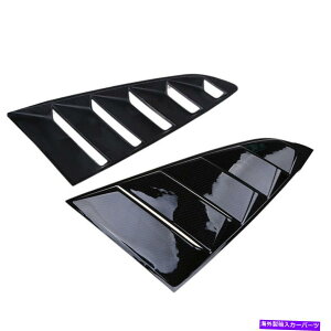 EBhE[o[ tH[h}X^O2015-2021J[{t@Co[NH[^[EBhE[o[Jo[g For Ford Mustang 2015-2021 Carbon Fiber Quarter Window Louvers Cover Trim
