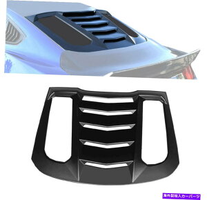 EBhE[o[ iubNppj15-20̃X^OIMD V2X^CAEBhE[o[Jo[ - }bgubN (Black PP) For 15-20 Mustang IMD V2 Style Rear Window Louver Cover- Matte Black