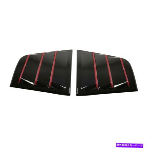 EBhE[o[ 11-21_bW`[W[EBhEXN[vTCh[o[GAxgJo[̂Ԃg For 11-21 Dodge Charger Window Scoop Side Louver Air Vent Cover Glossy Red Trim