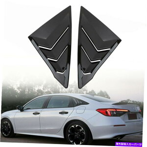 EBhE[o[ OXubNTChxgEBhEXN[v[o[Jo[z_VrbN11 2022Ñg Gloss Black Side Vent Window Scoop Louver Covers Trim For Honda Civic 11th 2022