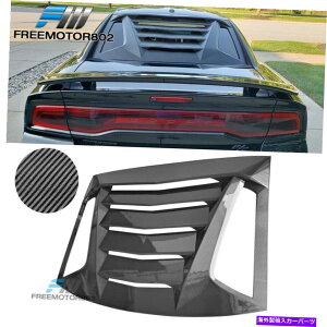 EBhE[o[ tBbg11-22_bW[d탊AEBhE[o[EBhV[hJo[J[{t@Co[vg Fits 11-22 Dodge Charger Rear Window Louver Windshield Cover Carbon Fiber Print