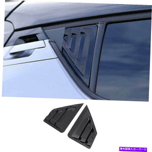 EBhE[o[ g^CHR 2018-2022uCgubNATChEBhENH[^[[o[Jo[ Fit For Toyota CHR 2018-2022 Bright Black Rear Side Window Quarter Louver Cover