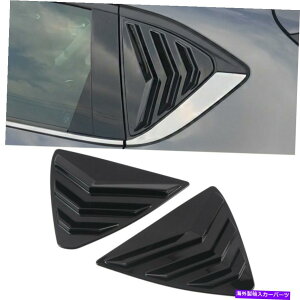EBhE[o[ ABŜ鍕AEBhE[o[V??b^[Jo[}c_CX-5 2017-20202PCS ABS Glossy Black Rear Window Louver Shutter Cover 2pcs For Mazda CX-5 2017-2020