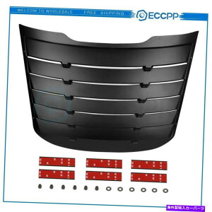 EBhE[o[ 2015-2020 Ford Mustang Rear Windows LouversJo[TVF[hABSubN For 2015-2020 Ford Mustang Rear Window Louvers Cover Sun Shade ABS Black