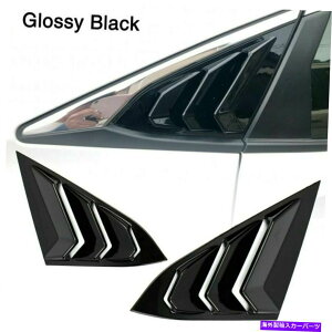 EBhE[o[ z_VrbÑNH[^[EBhE[o[Jo[2016-20 ABSATChubNu Quarter Window Louver Cover For Honda Civic 2016-20 ABS Rear Side Glossy Black U