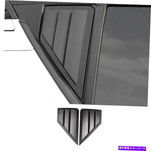 EBhE[o[ g^CHR 2018-2022ubNvC}[ATChEBhENH[^[[o[Jo[g For Toyota CHR 2018-2022 Black Primer Rear Side Window Quarter Louver Cover Trim