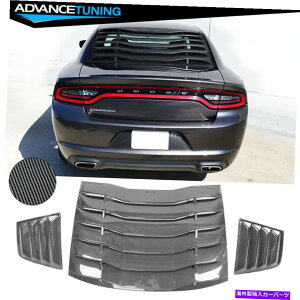 EBhE[o[ tBbg11-22_bW[d푤̑XN[v[o[AJo[PP CFL Fits 11-22 Dodge Charger Side Window Scoop Louver & Rear Cover PP CFL