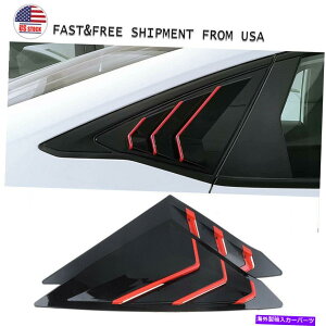 EBhE[o[ 2*OXubNbhTChxgEBhEXN[v[o[Jo[z_VrbN11 2022N 2* Gloss Black Red Side Vent Window Scoop Louver Cover For Honda Civic 11th 2022