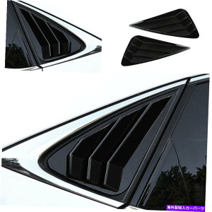 EBhE[o[ 邢TChxgEBhEXN[v[o[Jo[NTXNX300H 2015-2021̃g Bright Black Side Vent Window Scoop Louver Cover Trim For Lexus NX300h 2015-2021