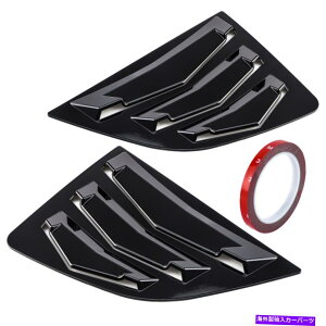 EBhE[o[ z_tBbgWY14-18nb`obN2PCANH[^[EBhE[o[l^opl 2PC Rear Quarter Window Louvers Spoiler Panel For Honda Fit Jazz 14-18 Hatchback
