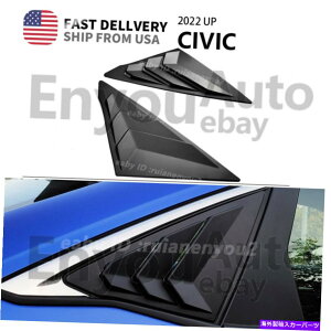 EBhE[o[ }bgubNTChxgEBhEXN[v[o[Jo[gz_VrbN11 2022N Matte Black Side Vent Window Scoop Louver Cover Trim For Honda Civic 11th 2022