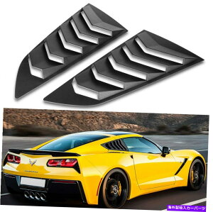 EBhE[o[ 2PCSTChEBhE[o[Jo[2014-2019 C7 Corvette StingrayAZ51AZ06AZR1 2pcs Side Window Louvers Cover for 2014-2019 C7 Corvette Stingray, Z51, Z06, ZR1