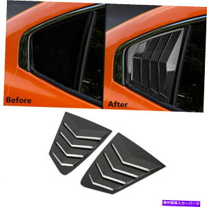 EBhE[o[ J[{t@Co[I[gAEBhE[o[Jo[Jo[}c_3ANZ2020 2021 2PCS Carbon Fiber Auto Rear Window Louver Cover Trim For Mazda 3 Axela 2020 2021 2PCS
