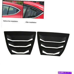 EBhE[o[ }bgubNEBhEXN[v[o[Jo[}c_3ANZZ_nb`obN14-18 Matte Black Window Scoop Louvers Cover for Mazda 3 Axela Sedan Hatchback 14-18