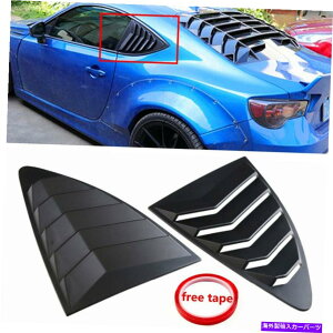 EBhE[o[ 2PCS}bgTChxgEBhEXN[v[o[ubNJo[g^86XoBRZ 2Pcs Matte Side Vent Window Scoop Louver Black Cover For Toyota 86 Subaru BRZ