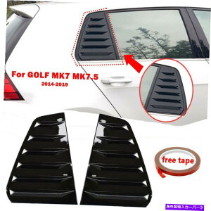 EBhE[o[ VWStMK7 7.5 GTI 2014-2019OXubNEBhE[o[ATChxgJo[ For VW Golf MK7 7.5 GTI 2014-2019 Gloss Black Window Louver Rear Side Vent Cover
