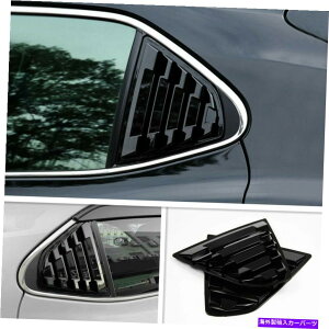 EBhE[o[ 2018-2021g^JABS邢ubNTChxgEBhE[o[g2p Fit For 2018-2021 Toyota Camry ABS Bright Black Side Vent Window Louver Trim 2P