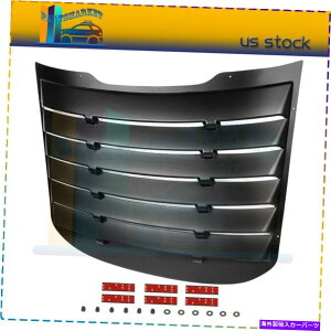 ウィンドウルーバー 1PCSリアウィンドウルーバーカバーフォードマスタング2015-18ブラックに適しています 1pcs Rear Window Louver Cover Fit For Ford Mustang 2015-18 Black