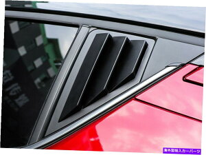 EBhE[o[ g^Chr CHR 2016-2020}bgTChxgEBhEXN[v[o[Jo[2PCS for Toyota CHR C-HR 2016-2020 Matte Side Vent Window Scoop Louver Cover 2pcs