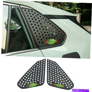 EBhE[o[ g^RAV4p19-2021J[{t@Co[U[TChEBhE[o[V??b^[XebJ[ For Toyota RAV4 19-2021 Carbon Fiber Leather Side Window Louver Shutter Sticker