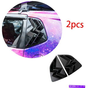 EBhE[o[ 2014-2020̃z_tBbgWYJ[{t@Co[TChEBhE[o[V??b^[Jo[g For 2014-2020 Honda Fit Jazz carbon fiber Side Window Louver shutter Cover trim