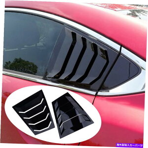 ウィンドウルーバー ブラックアブズウィンドウサイドルーバーベントマツダ6アテンザ2014 2015 2016 2017にフィット Black ABS Window Side Louvers Vent Fit for Mazda 6 Atenza 2014 2015 2016 2017